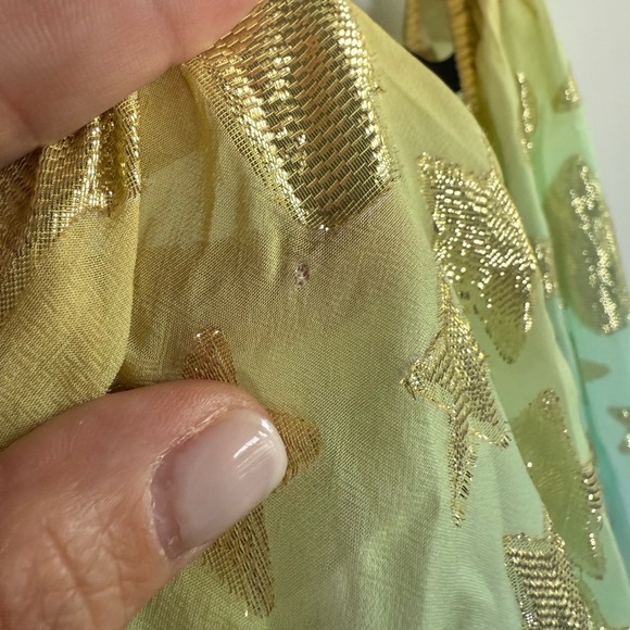 LoveShackFancy "Tayla" Mini Dress • Women’s XS •Rainbow Ombré Color - Picture 6 of 13